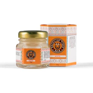 Imagem de Brazilian Tiger Balm White – Balsamo Natural Aromática com Eucalipto e Mentol para Dores Musculares, Relaxamento e Alívio Respiratório – Bálsamo Refrescante de Uso Diário
