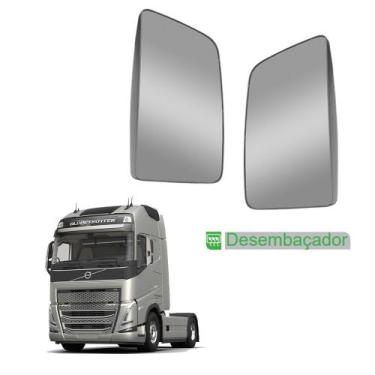 Imagem de Par Retrovisor p Volvo FH 2018 2019 2020 2021 c Desembaçador - Fabbof