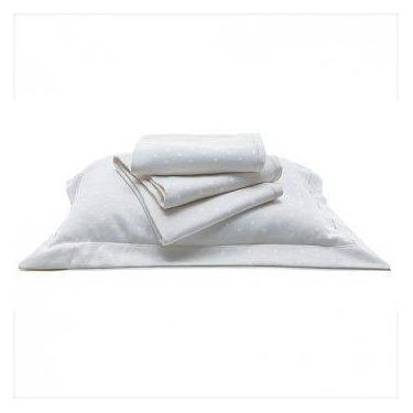 Imagem de Kit Colcha Piquet Tognato Pois Branca, Super Solteiro