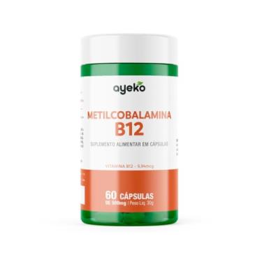 Imagem de Vitamina B12 9,94mcg (Metilcobalamina) 60caps - Ayeko