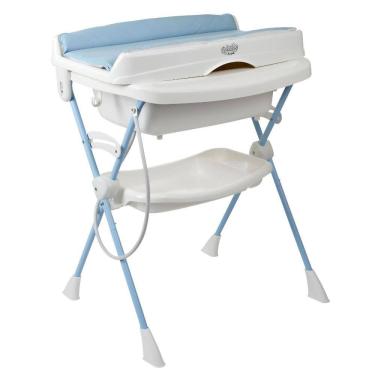 Imagem de Banheira Splash+ Baby Blue Burigotto Com Trocador E Redutor
