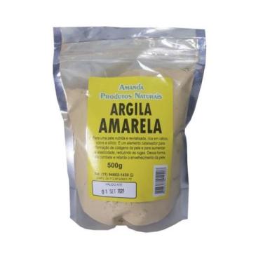 Imagem de Argila Mascara Facial Corporal e Capilar SkinCare 500gramas - amanda ,
