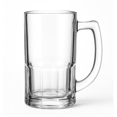 Imagem de Caneca de Chopp de Vidro 320ml - Resistente, Design Clássico e Ideal para Cerveja, Chopp ou Drinks - Durável e Elegante