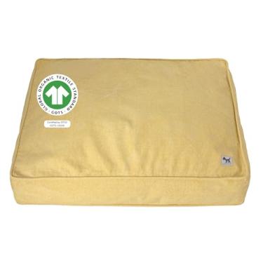 Imagem de Molly Mutt Elysium Capa de edredom para cama de cachorro, certificação GOTS 100% algodão para cama de cachorro, cachorro ou gato, durável, lavável e livre de produtos químicos nocivos, pequena, 56 x