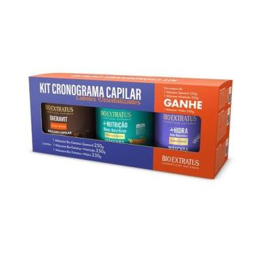 Imagem de Cronograma Capilar Bio Extratus Cabelos Desvitalizados  Queravit, +Nut