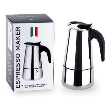 Imagem de Cafeteira Italiana Espesso Maker De Aço Inox 9 Xicaras 02