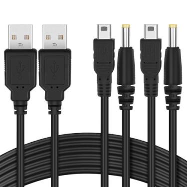 Imagem de Cabo de carregador Funturbo para Sony PSP 1000 2000 3000 (pacote com 2