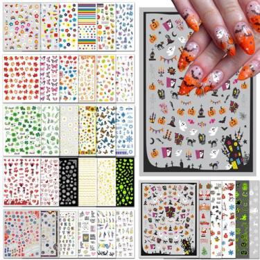 Imagem de Adesivos de arte de unhas IDDFEVE, pacote de variedades natalinas de 3