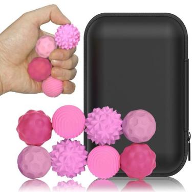 Imagem de Bolas magnéticas de silicone Fidget Toy VISREFUR, 8 peças para alívio 