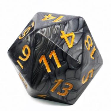 Imagem de Dice Handan, 20 lados, poliédrico gigante, 55 mm, titã
