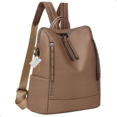 Imagem de Mochila Bolsa Feminina Reforçada Alto Padrão Passeio Dia A Dia Faculda