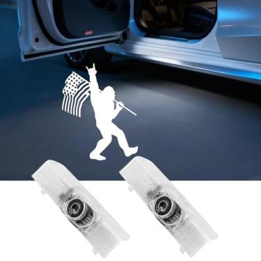 Imagem de Luz de projetor com logotipo de LED para porta de carro, luzes de boas-vindas de cortesia de LED HD - Projetor de luzes de porta de carro com foco ajustável, compatível com Nissan Altima 2013-2024