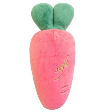 Imagem de Brinquedo de pelúcia, boneca de cenoura, recheado, vegetal de desenho 