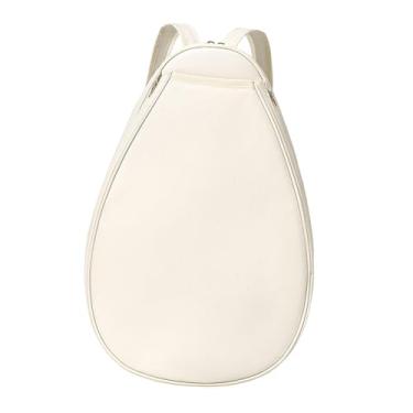 Imagem de Pegciuho Bolsa/Mochila Impermeável para Tênis, Pickleball E Badminton, Bege Branco G