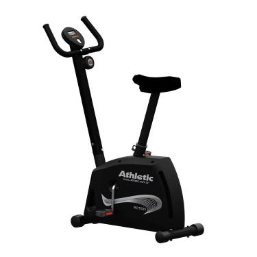 Imagem de Bicicleta Ergométrica Vertical Athletic Action Magnética 8 Níveis 140kg Suportados Silenciosa e Compacta