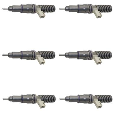 Imagem de HATRYIDA Injetor de combustível de 6 peças 22340652 para escavadeiras Volvo EC380E HR EC380E L EC480E LR EC380D L EC480E L EC380E LR EC380E NL