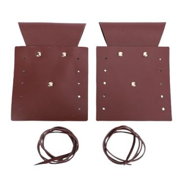 Imagem de Keenso Bainha de Espada, Cintura de Couro PU ou Bainha Montável na Coxa Com Alça Ajustável, Serve para Adagas Katanas e Espadas, Design de Estabilidade Triangular (BROWN)