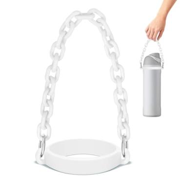 Imagem de BKBY Alça de alça de garrafa de água compatível com Owala Smoothsip Slider Caneca de café e garrafa de água Owala Freesip 680 g 947 g 1,134 g, suporte de acrílico forte seguro para corrida, corrida