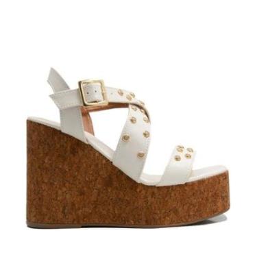 Imagem de Sandalia Unique Off White Anabela-Feminino