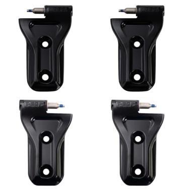 Imagem de TRQ Dobradiça de porta frontal e traseira compatível com Jeep Gladiator 2020-2021 Wrangler 2018-2021