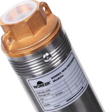 Imagem de Bomba Submersa 2,5'' Tipo Caneta Multiestágio 1/4hp 8 Estágios 127v Worker
