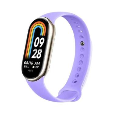 Imagem de Pulseira De Silicone Impermeável Para Xiaomi Mi Band 8 NFC, Acessórios