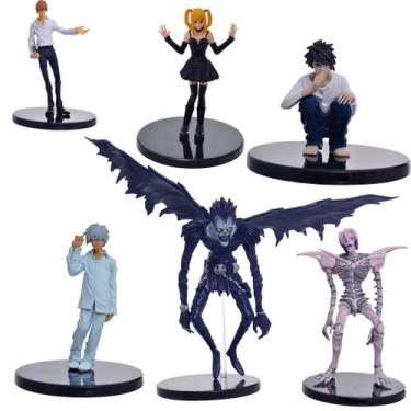 Imagem de Coleção de brinquedos de figuras de anime, 6 peças, Death Note Yagami 