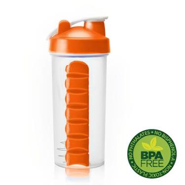 Imagem de Garrafa Squeeze Gold Sports Pro Mixer e Porta Comprimido 750ml, Único,