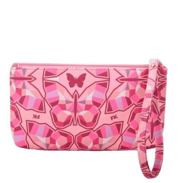 Imagem de Carteira Alça de Mão Grande Fellipe Krein Ss23 Fk656 - Rosa, Rosa