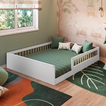 Imagem de Cama Casal Montessoriana 145cm x 194cm para Quarto Infantil - Completa