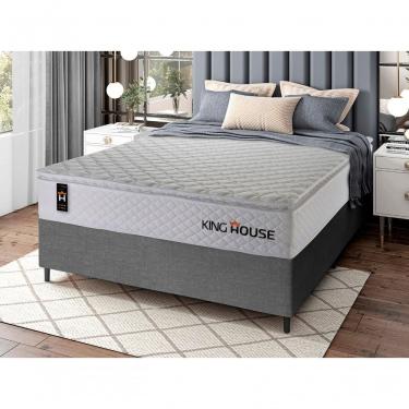 Imagem de Cama Box Molas Ensacadas New Moon Casal 138x188 King House