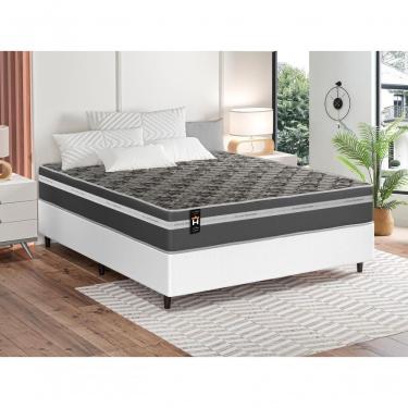 Imagem de Cama Box Espuma Miami Casal 138x188 Cinza King House