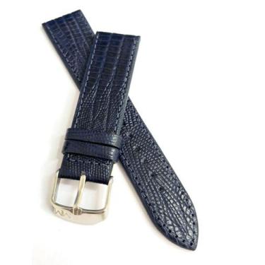 Imagem de Pulseira Relógio Couro Com Estampa Lezard, Marry Montan.LC97, 22 mm, A