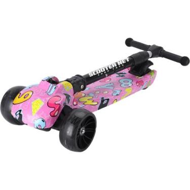 Imagem de Patinete Dobrável Scooter Net Grafite Menina Zoop ZP01060 - ZOOP TOYS 