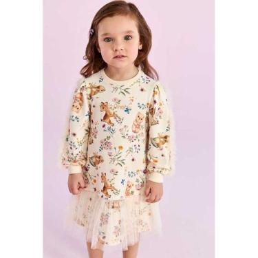 Imagem de Vestido Dolce Giardino em Algodão e Tule - Petit Cherie, 2