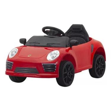 Imagem de Carrinho Elétrico Infantil Porsche 911 12V Bang Toys, Vermelho