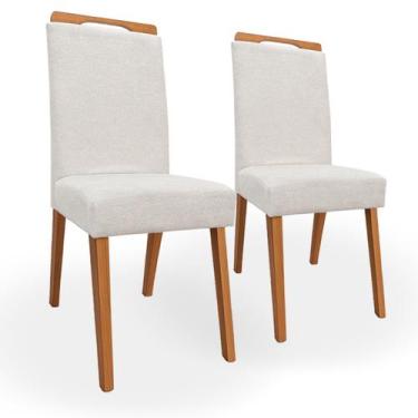 Imagem de Cadeiras Para Cozinha Estofada Sala De Jantar Design Confortável Decor