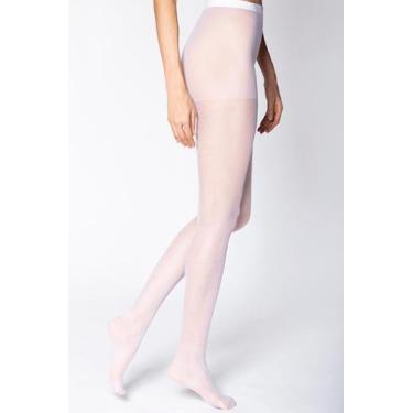 Imagem de Meia Calça Loba Lupo Clássica 5760 Fina Fio 15 Microfibra, Branco, M