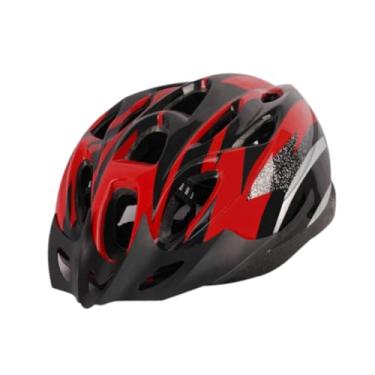Imagem de kowaku Capacete de bicicleta Mountain Road Bike Capacete de bicicleta com ventilação de absorção de choque Capacete de bicicleta Capacete de ciclismo para, VERMELHO