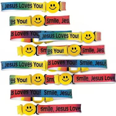 Imagem de Fun Express Pulseiras "Smile Jesus Loves You"