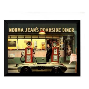 Imagem de Quadro James Dean Marilyn Monroe Cinema Carro Arte - Fanarte