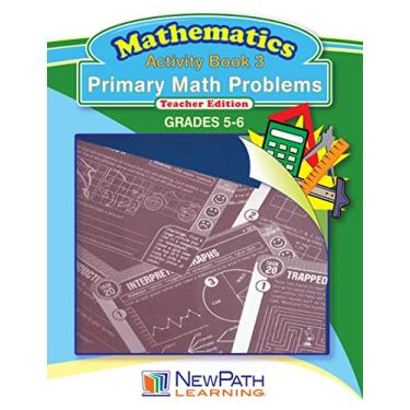 Imagem de NewPath Learning Caderno reprodutível de problemas primários de matemática, série 5-6