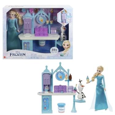 Imagem de Carrinho De Doces Elsa E Olaf Frozen - Mattel HMJ48