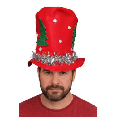 Imagem de Chapéu Cartola De Natal Festa Fantasia E Decoração Natalina - Usina de