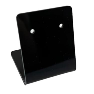 Imagem de Kit 10 Expositor Acrílico Glitter Porta Brincos Bijuterias(Acrílico Preto,10 Unidades)