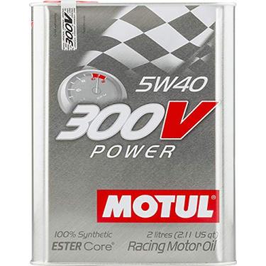 Imagem de Óleo Motul 300v POWER 5W40 2L - (100% Sintético p/carros de competição)