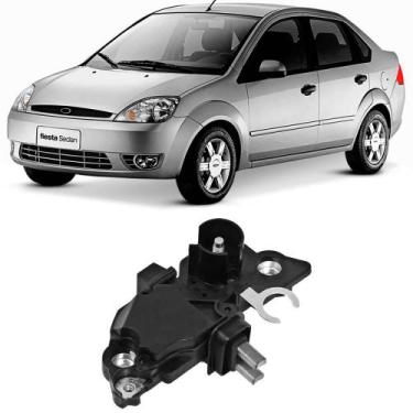 Imagem de Regulador Voltagem Alternador Fiesta 1.0 1.6 2001 a 2010 Gauss GA220