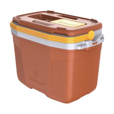 Imagem de Caixa Térmica Suv 32 Litros Marron C- Amarelo Termolar
