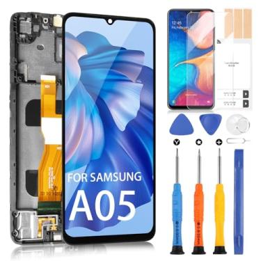 Imagem de INCELL A05 Tela LCD de substituição para Samsung Galaxy A05 A055F A055M A055F/M 17.0 cm Display LCD Substituição Touch Screen Kit de Montagem Digitalizador