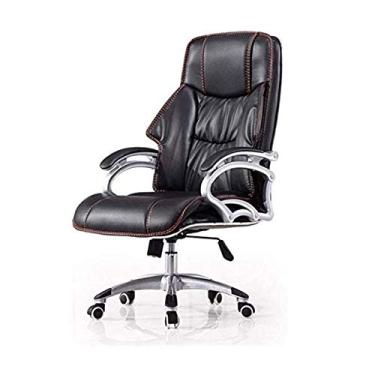 Imagem de Mesa de escritório giratória ajustável executiva com apoios de braços para apoio lombar mesa ergonômica inclinada ergonômica computador de escritório casa reclinável Boss Lift fied